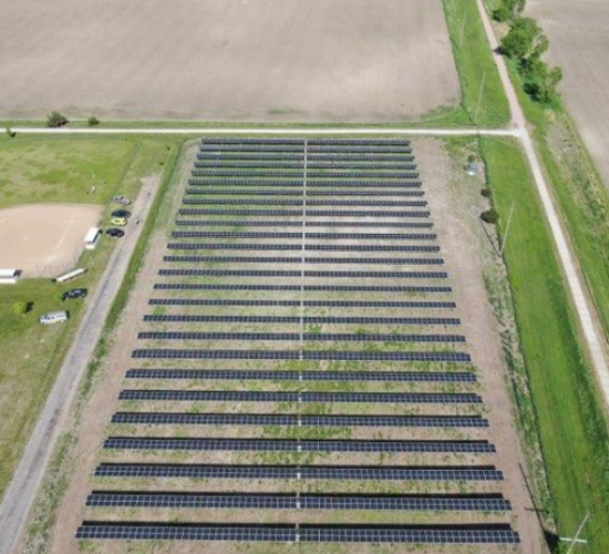 Expansive solar field harnessing clean energy for sustainable power